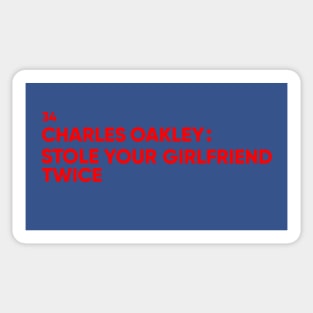 Charles Oakley Sticker